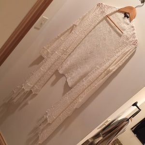Cupio fringe sweater off white L